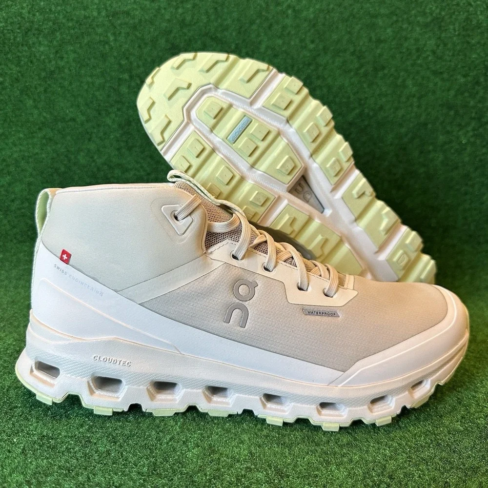 On Cloudroam Women's 10.5 M Waterproof Boot Shoes 3WD30071518‎ Ice Limelight